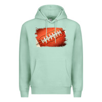 Seafoam Football Brushstroke Premium Hoodie - RanaPortraitStore
