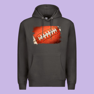 Football Brushstroke Premium Hoodie Designed By Ranaportraitstore