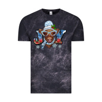 Cloud Black Christmas snow cow joy Vintage Tee - BarkalooDesign