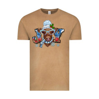 Vintage Camel Christmas snow cow joy Vintage Tee - BarkalooDesign
