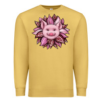 Antique Gold sunflower leopard Premium Sweatshirt - JahusDesignShop
