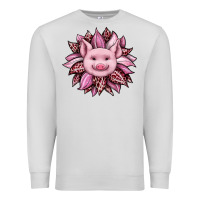 Dove Grey sunflower leopard Premium Sweatshirt - JahusDesignShop