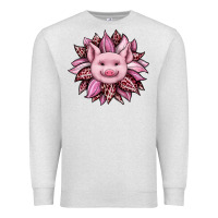 Oatmeal Heather sunflower leopard Premium Sweatshirt - JahusDesignShop