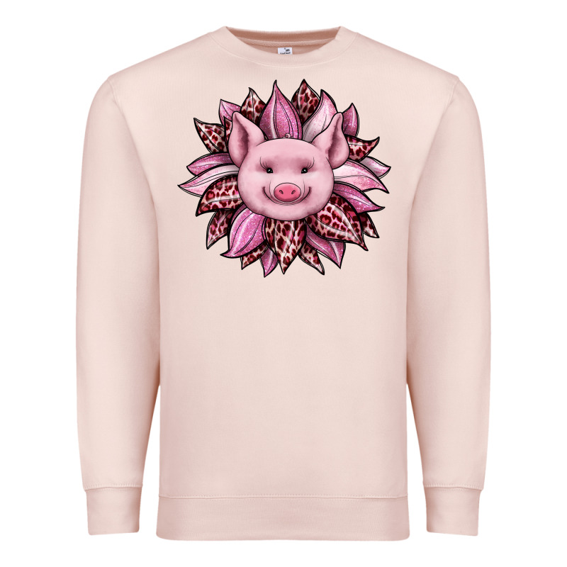 Sunflower Leopard Premium Sweatshirt by JahusDesignShop | Teevron