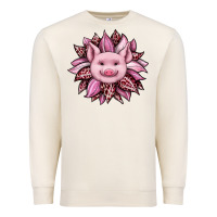 Sandshell sunflower leopard Premium Sweatshirt - JahusDesignShop