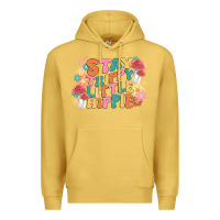 Antique Gold stay trippy little hippie Premium Hoodie - MaliasSmallBusiness