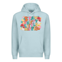 Blue Mist stay trippy little hippie Premium Hoodie - MaliasSmallBusiness