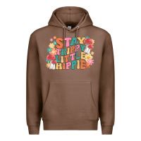 Chestnut stay trippy little hippie Premium Hoodie - MaliasSmallBusiness