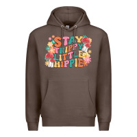 Coffee stay trippy little hippie Premium Hoodie - MaliasSmallBusiness