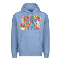 Colony Blue stay trippy little hippie Premium Hoodie - MaliasSmallBusiness