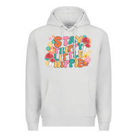 Dove Grey stay trippy little hippie Premium Hoodie - MaliasSmallBusiness