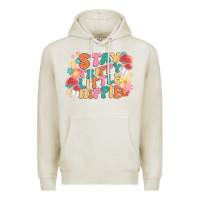 Oatmeal Heather stay trippy little hippie Premium Hoodie - MaliasSmallBusiness