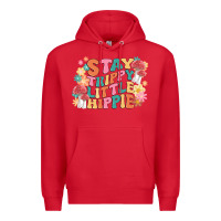 Red stay trippy little hippie Premium Hoodie - MaliasSmallBusiness