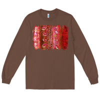 Chestnut valentine's day brushstroke Long Sleeve Tee - RanaPortraitStore