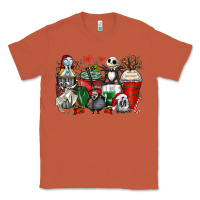 Copper Christmas cartoon characters coffee cups Classic Tee - Zillion Design Studio