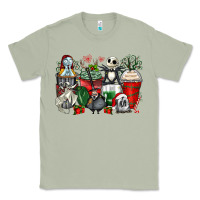 Matcha Christmas cartoon characters coffee cups Classic Tee - Zillion Design Studio
