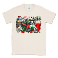 Natural Christmas cartoon characters coffee cups Classic Tee - Zillion Design Studio