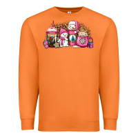 Carrot pink Christmas winter snowman coffee Premium Sweatshirt - Jasminsmagicworld