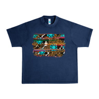Navy western background Urban Heavy Tee - RanaPortraitStore