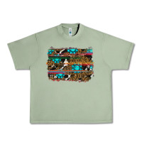 Oil Green western background Urban Heavy Tee - RanaPortraitStore