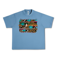 Pebble Blue western background Urban Heavy Tee - RanaPortraitStore