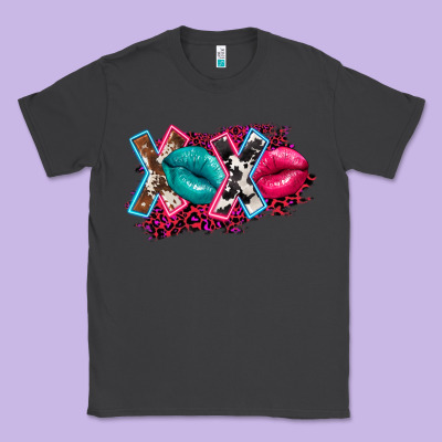 Western Xoxo Classic Tee Designed By Fadigitalartstudio