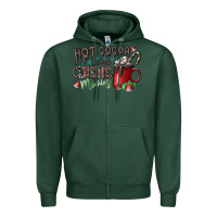 Sports Green hot cocoa and christmas movies Zipper Hoodie - CowhideDigitalArt