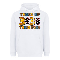 White three up three down softball Heavyweight Hoodie - AdoDesignShop