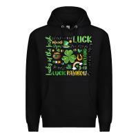 Black st. patricks day Premium Hoodie - MaliasSmallBusiness