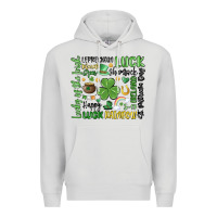 Dove Grey st. patricks day Premium Hoodie - MaliasSmallBusiness