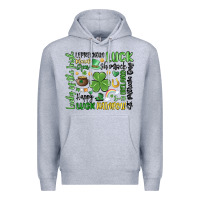 Heather Grey st. patricks day Premium Hoodie - MaliasSmallBusiness