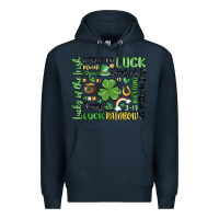 Navy st. patricks day Premium Hoodie - MaliasSmallBusiness