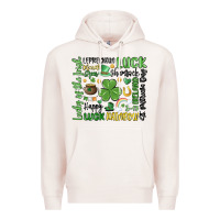 Pale Pink st. patricks day Premium Hoodie - MaliasSmallBusiness