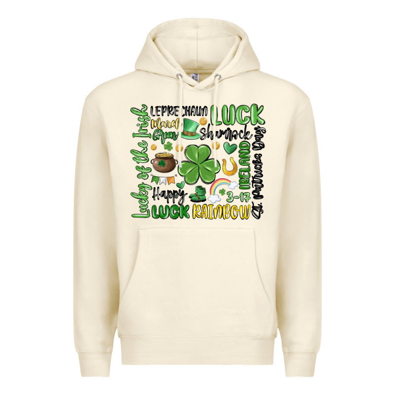 St. Patricks Day Premium Hoodie by MaliasSmallBusiness | Teevron