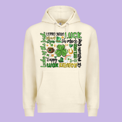 St. Patricks Day Premium Hoodie Designed By Maliassmallbusiness
