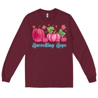 Burgundy harvesting hope Long Sleeve Tee - Zillion Design Studio
