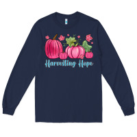 Navy harvesting hope Long Sleeve Tee - Zillion Design Studio