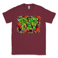 Burgundy christmas game day Classic Tee - RanaPortraitStore