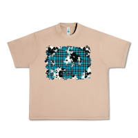 Burro winter plaid cowhide pattern background Urban Heavy Tee - RanaPortraitStore