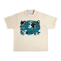 Sandshell winter plaid cowhide pattern background Urban Heavy Tee - RanaPortraitStore