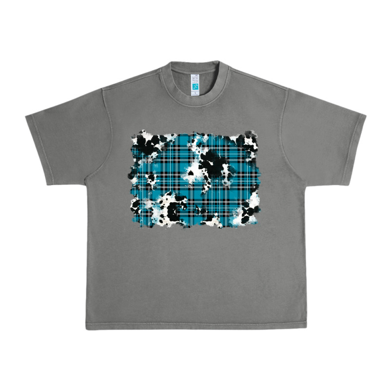 Winter Plaid Cowhide Pattern Background Urban Heavy Tee by RanaPortraitStore | Teevron
