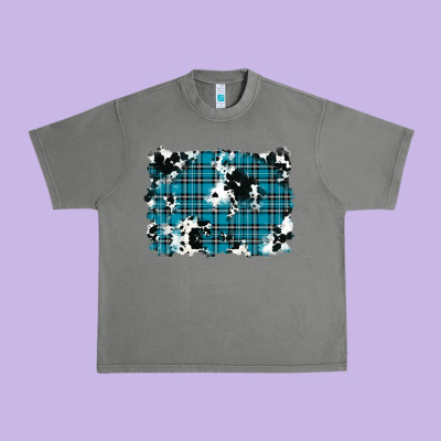 Urban Heavy Tee winter plaid cowhide pattern background