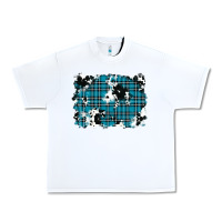 White winter plaid cowhide pattern background Urban Heavy Tee - RanaPortraitStore