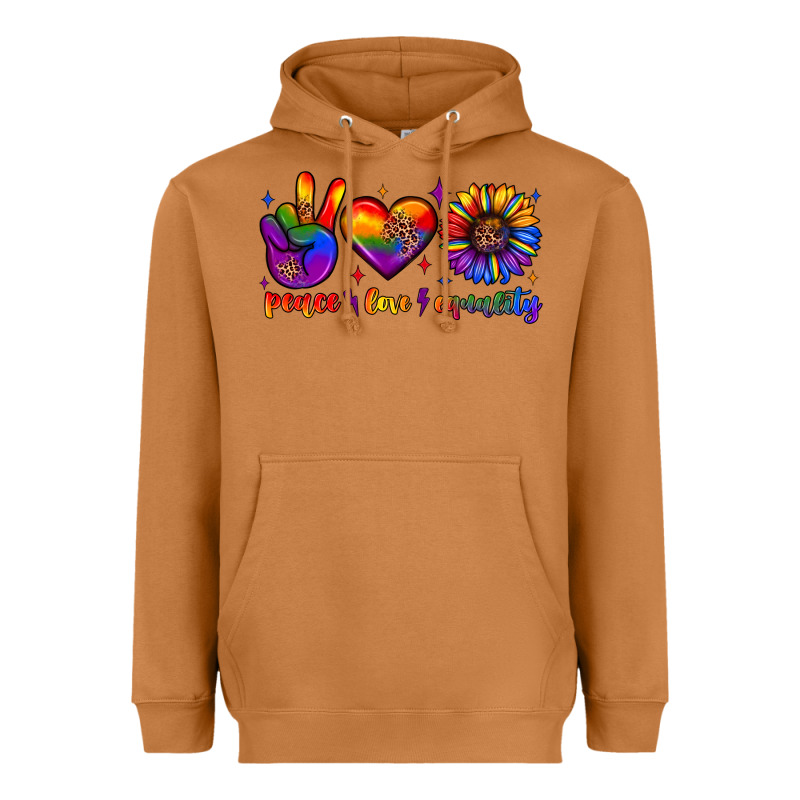 Peace Love Equality Heavyweight Hoodie by JahusDesignShop | Teevron