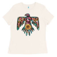 Bone pinky western sunflower thunderbird Ladies Tee - BarkalooDesign