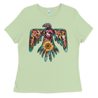 Matcha pinky western sunflower thunderbird Ladies Tee - BarkalooDesign