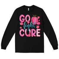Black go fight cure Long Sleeve Tee - Zillion Design Studio