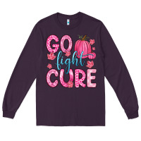 Plum go fight cure Long Sleeve Tee - Zillion Design Studio