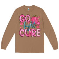 Toasted Coconut go fight cure Long Sleeve Tee - Zillion Design Studio