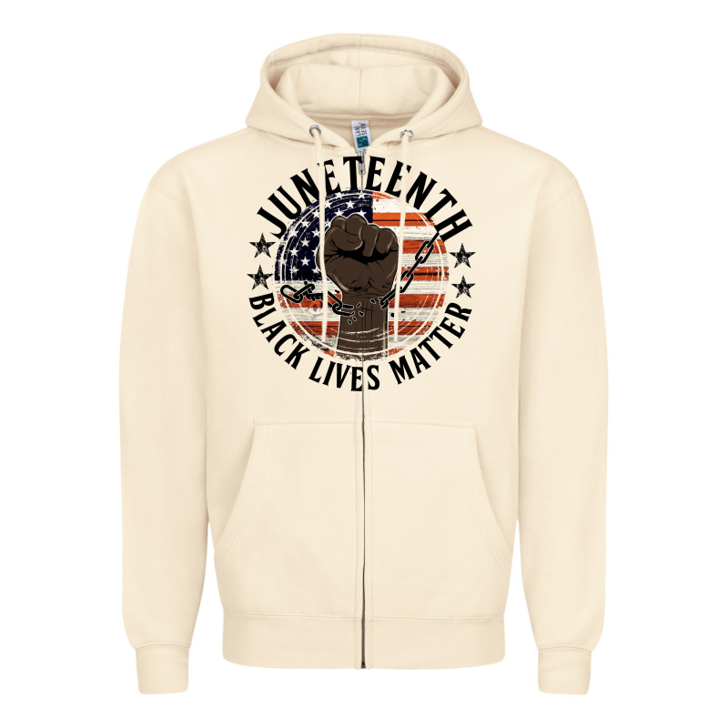 Black Lives Matter Zipper Hoodie by HRA Design Shop | Teevron